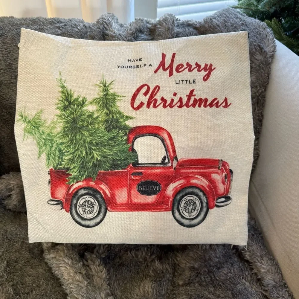 Christmas Pillow Covers Set NWOT